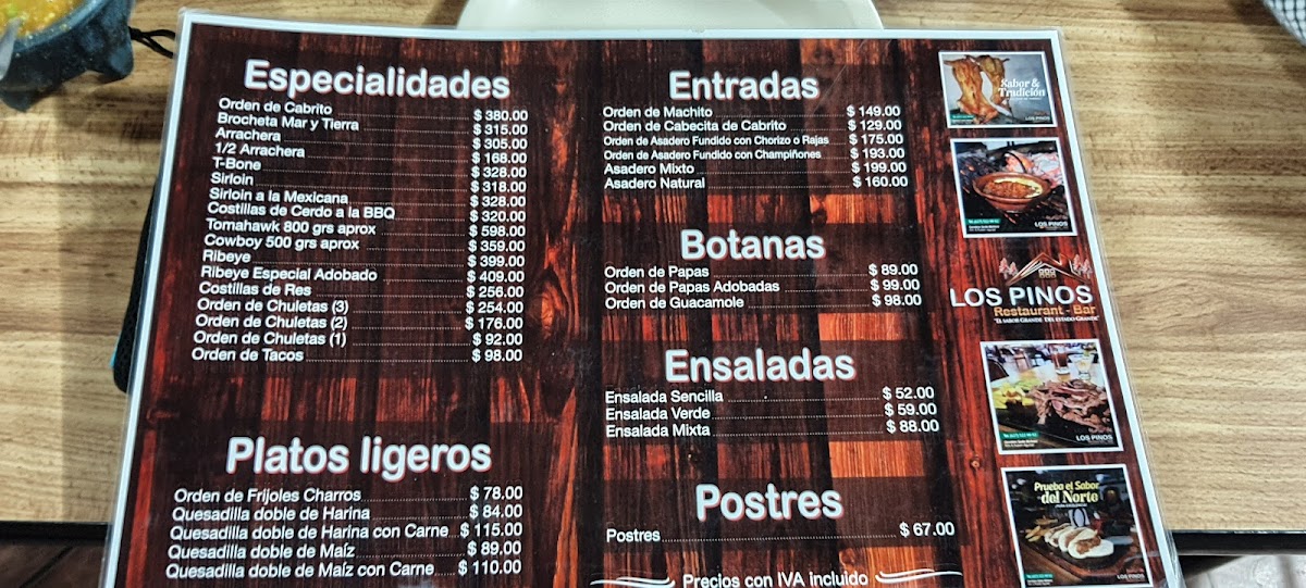 Restaurant Bar Los Pinos Menu - Image 6